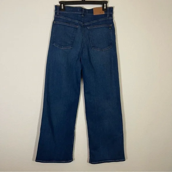 Madewell NWT Petite Perfect Vintage Wide-Leg Jeans Size 27P in Pipestone Wash - Picture 13 of 16